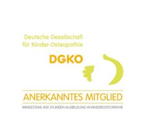 DGKO-Zertifikat Anerkanntes Mitglied bei der Deutschen Gesellschaft für Kinderosteopathie (DGKO)